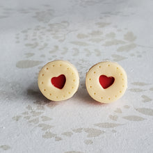 Load image into Gallery viewer, Jam Heart Post Earrings
