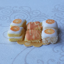 Load image into Gallery viewer, Miniature Orange Cakes in 1:12 scale
