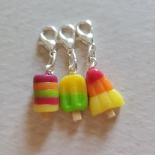 Load image into Gallery viewer, Fruit Ice Lolly Stitch Markers
