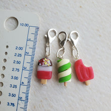 Load image into Gallery viewer, Classic Ice lolly Stitch Markers
