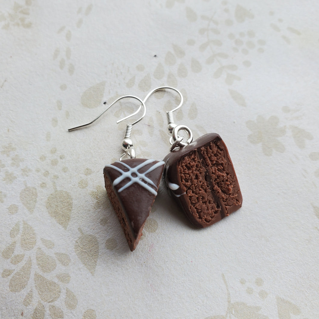 Chocolate Cake Earrings