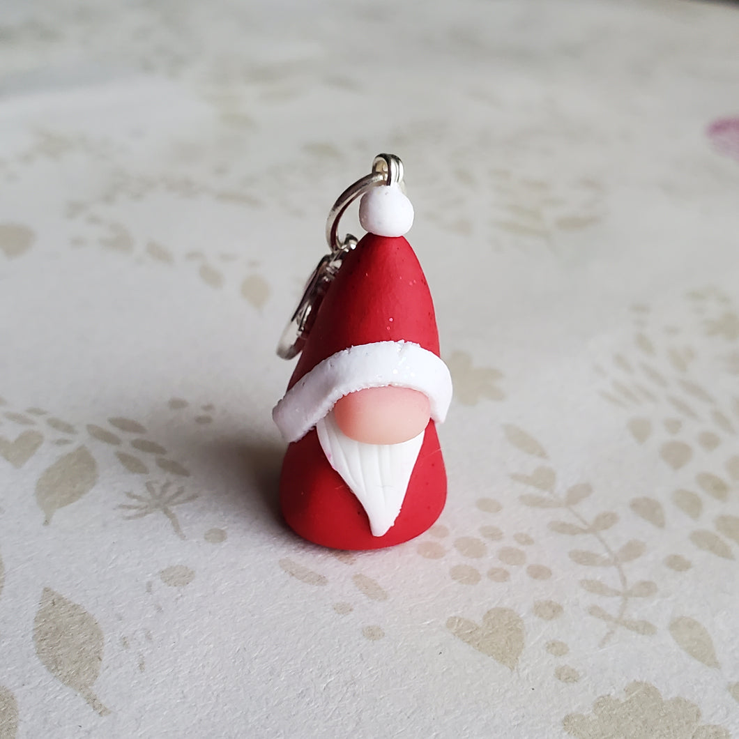 Santa Gnome Stitch Marker