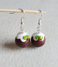 Load image into Gallery viewer, Christmas Pudding Earrings
