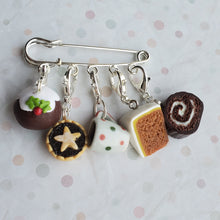 Load image into Gallery viewer, Christmas Kilt Pin Stitch Marker Set
