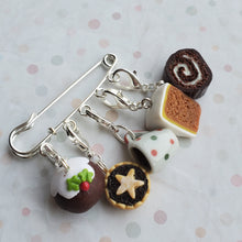 Load image into Gallery viewer, Christmas Kilt Pin Stitch Marker Set

