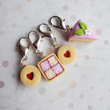 Load image into Gallery viewer, Cake and Biscuit Stitch Markers
