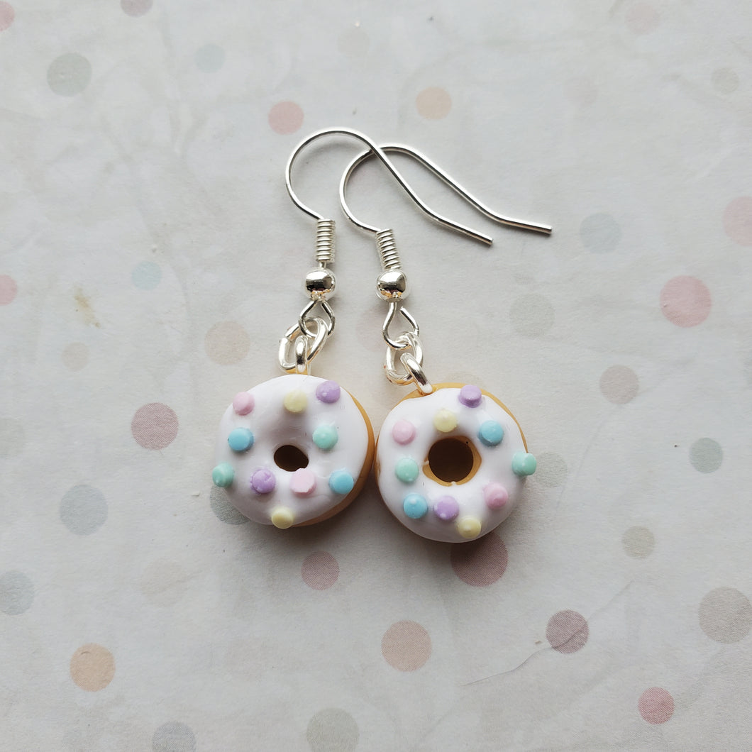 Doughnut Earrings -  pastel