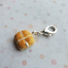 Load image into Gallery viewer, Hot Cross Bun Stitch Marker

