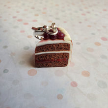 Load image into Gallery viewer, Black Forest Gateau Stitch Marker
