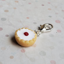 Load image into Gallery viewer, Cherry Bakewell Stitch Marker
