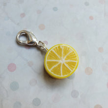 Load image into Gallery viewer, Citrus slice stitch marker
