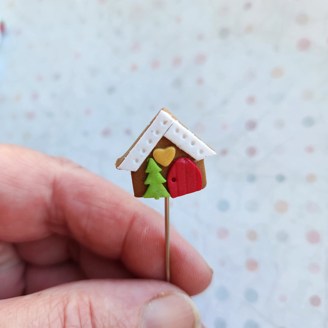 Gingerbread House Pin