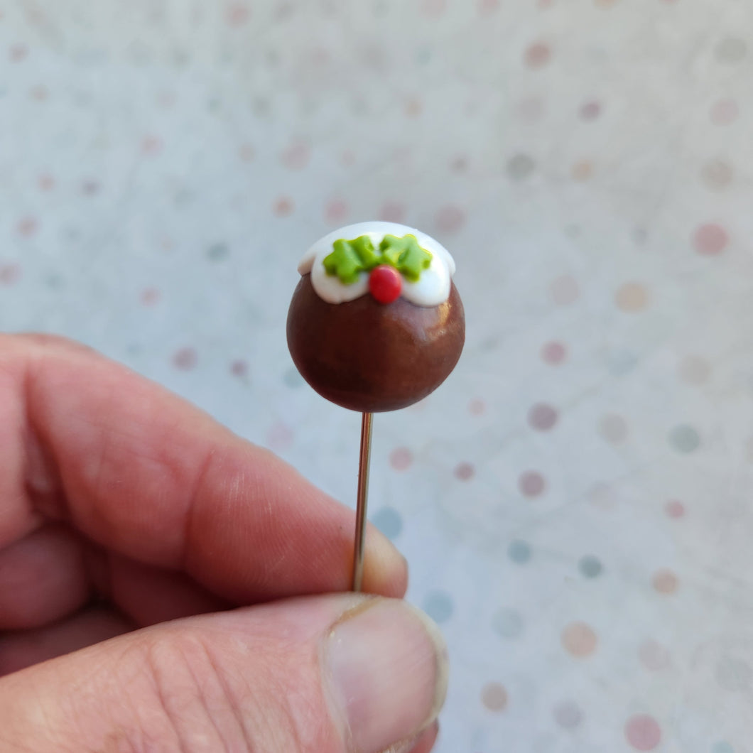 Christmas Pudding Pin