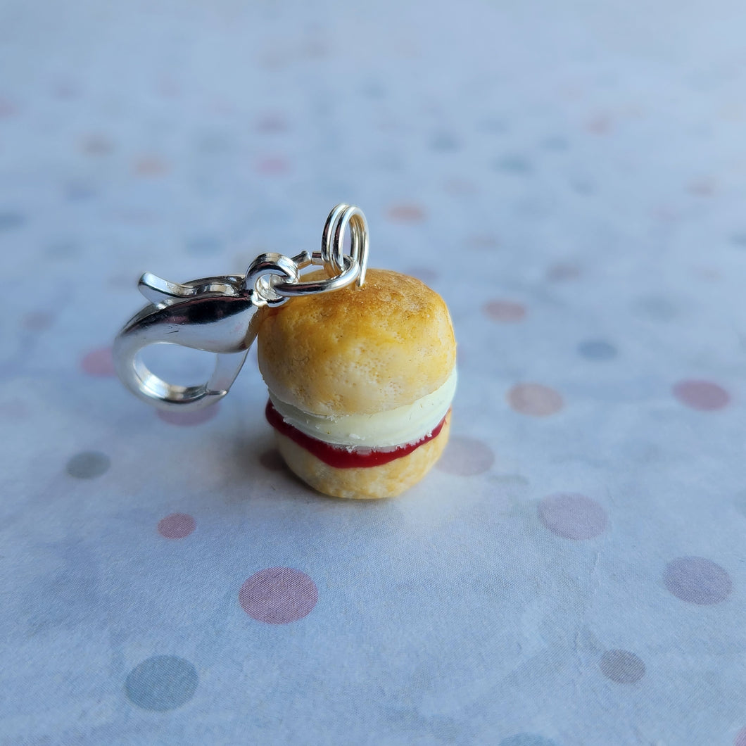 Cream Scone Stitch Marker