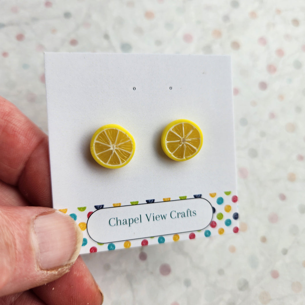 Lemon Slice Earrings