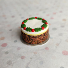 Load image into Gallery viewer, Christmas Cake with Holly
