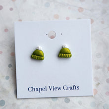 Load image into Gallery viewer, Hat and Jumper Earrings - Green
