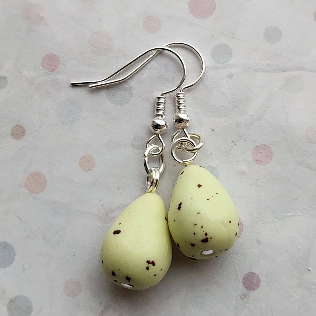 Mini egg earrings