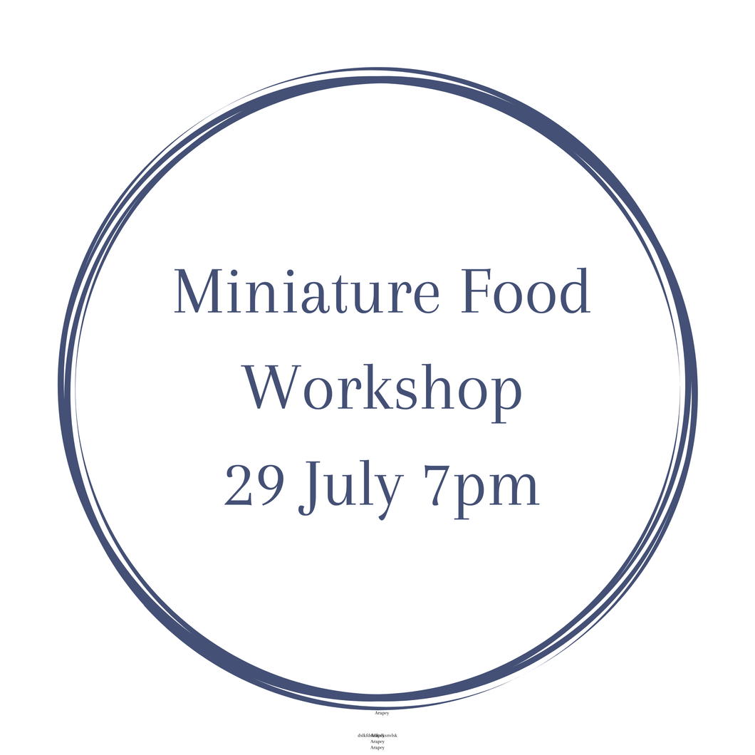 Workshop  29 July 7pm
