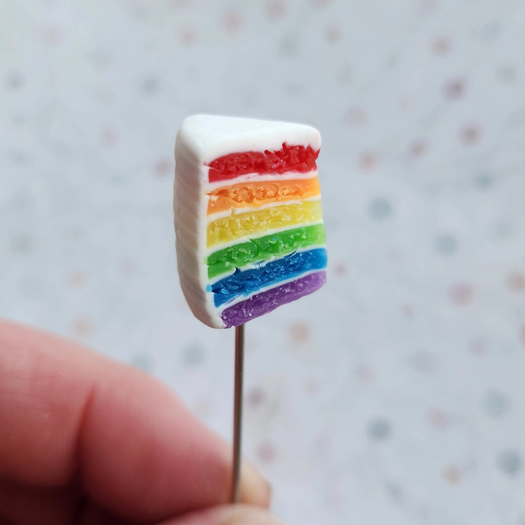 Rainbow Cake Pin