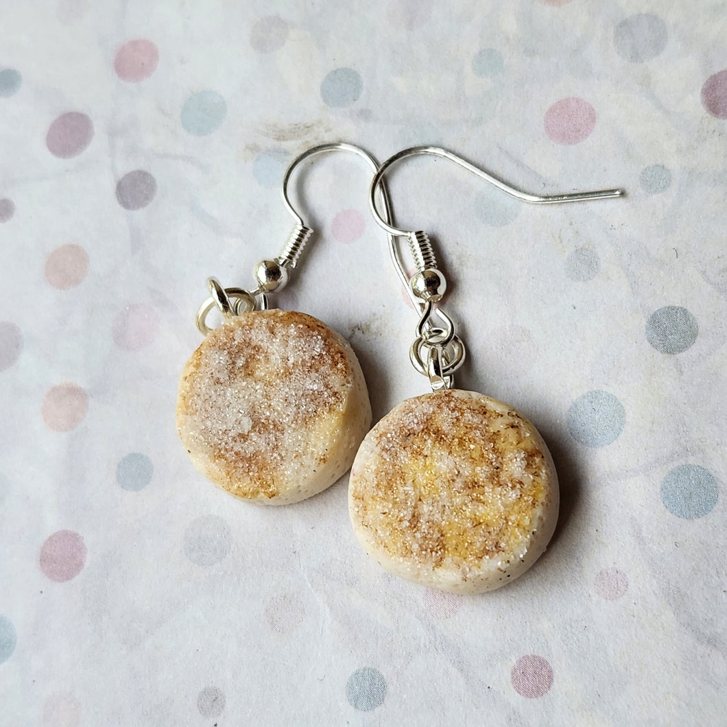 Welsh cake earrings
