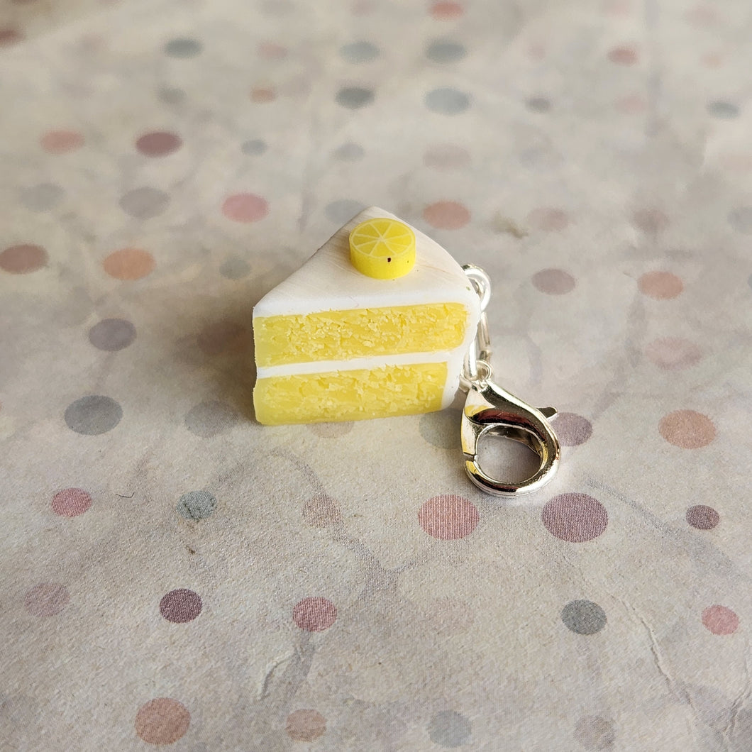 Lemon Cake Stitch Marker