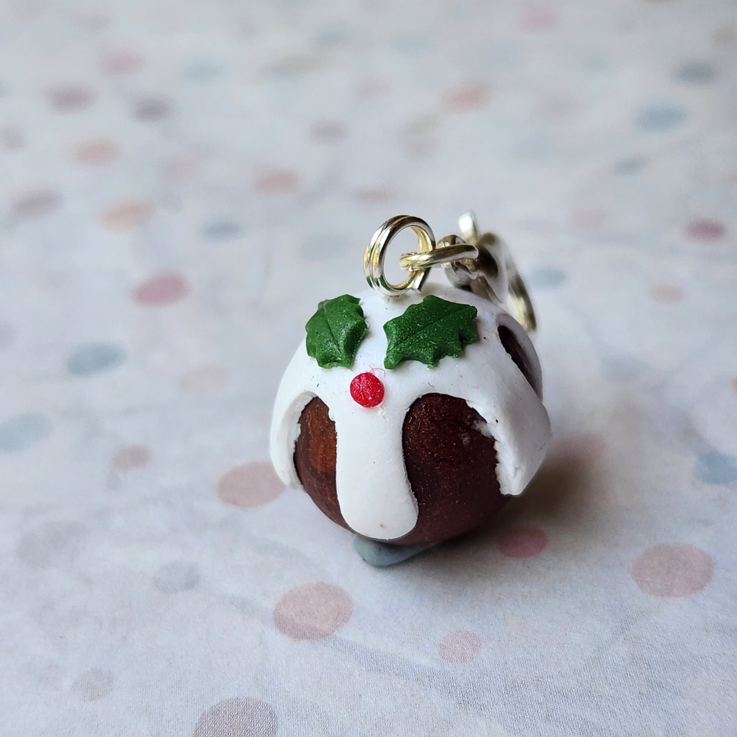 Christmas Pudding Stitch Marker