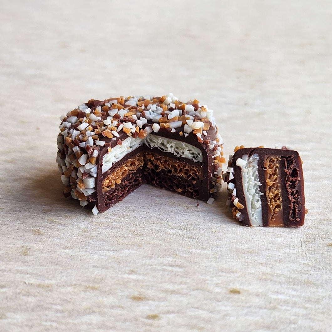 Triple Chocolate Cake with Nuts