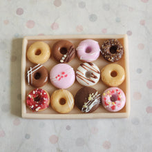 Load image into Gallery viewer, Miniature Tray of Doughnuts

