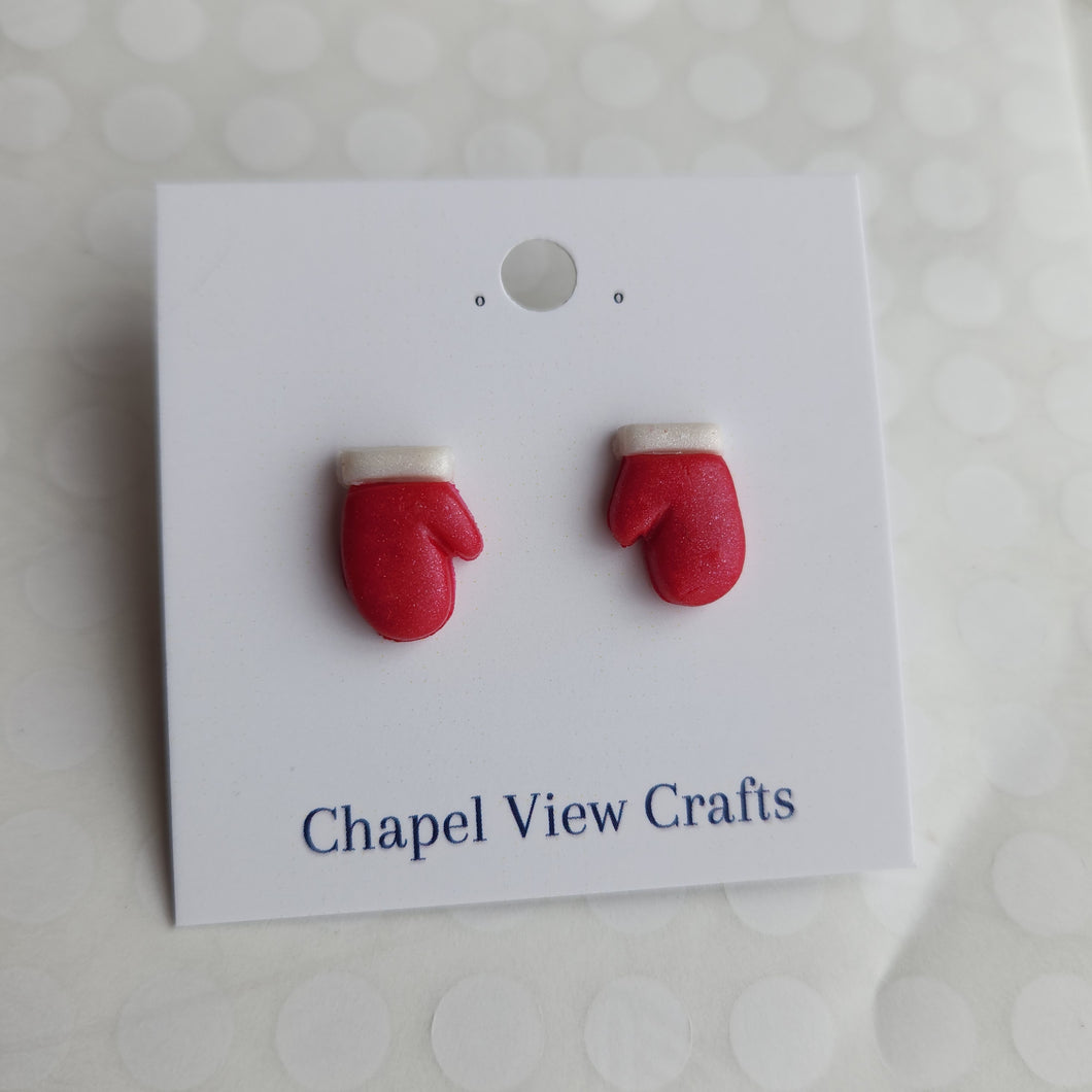 Christmas gloves studs