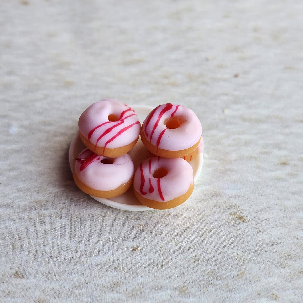 Doughnuts with Pink Icing