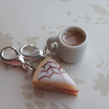 Load image into Gallery viewer, Bakewell Tart and Mug Stitch Marker Set

