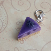 Load image into Gallery viewer, Blueberry Cheesecake Stitch Marker

