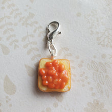 Load image into Gallery viewer, Beans on Toast Stitch Marker
