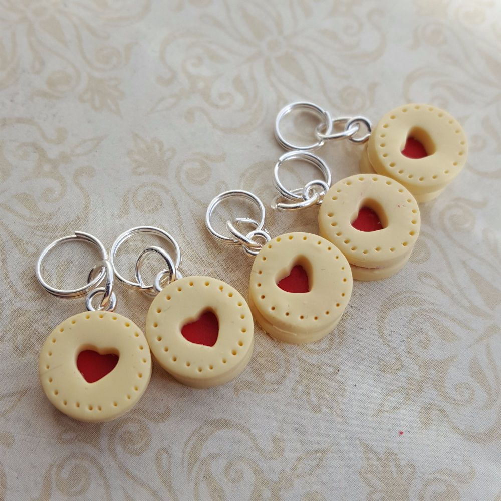 Jammy Heart Biscuit Markers